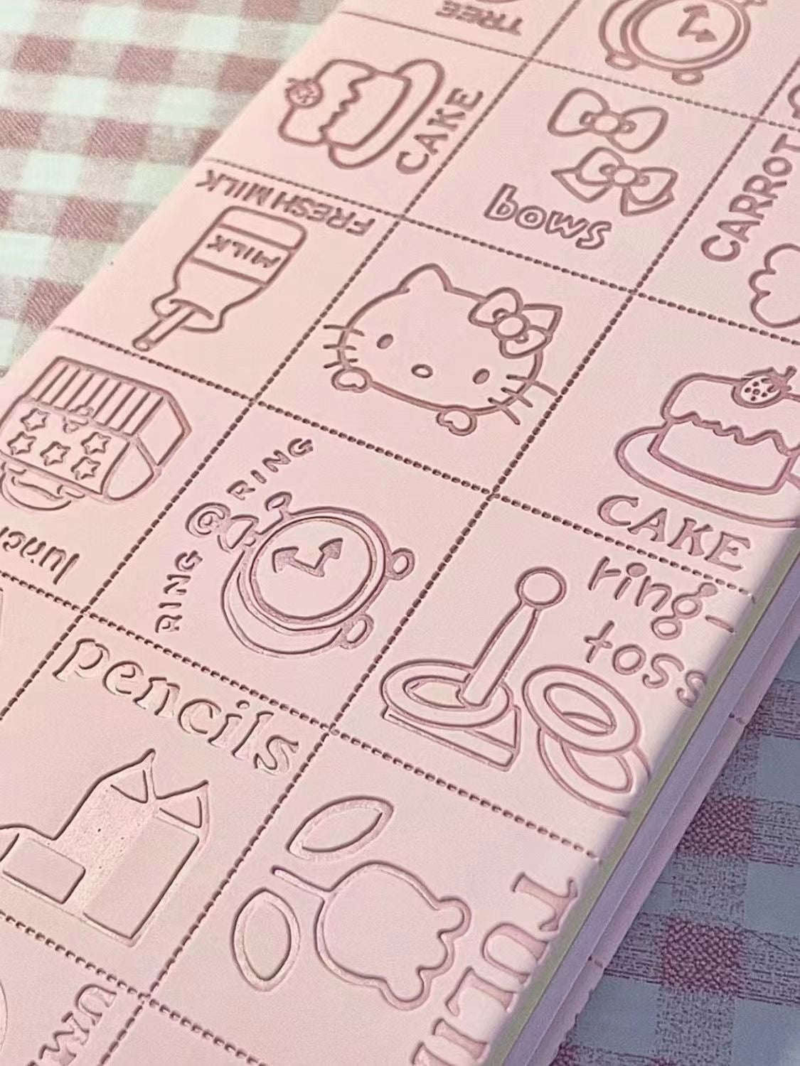 HELLO KITTY EMBOSSED NOTEBOOK/ PLANNER