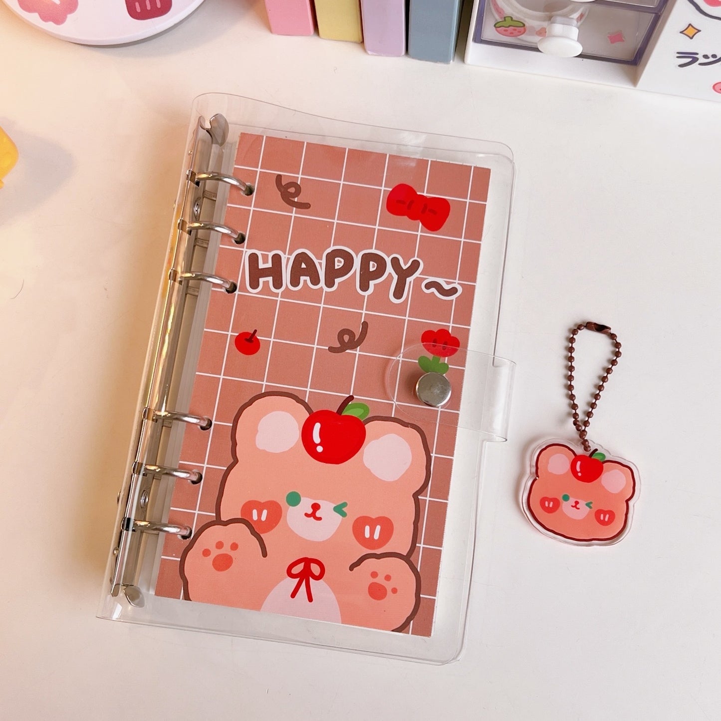 TRANSPARENT SPIRAL NOTEBOOK / PLANNER / BINDER