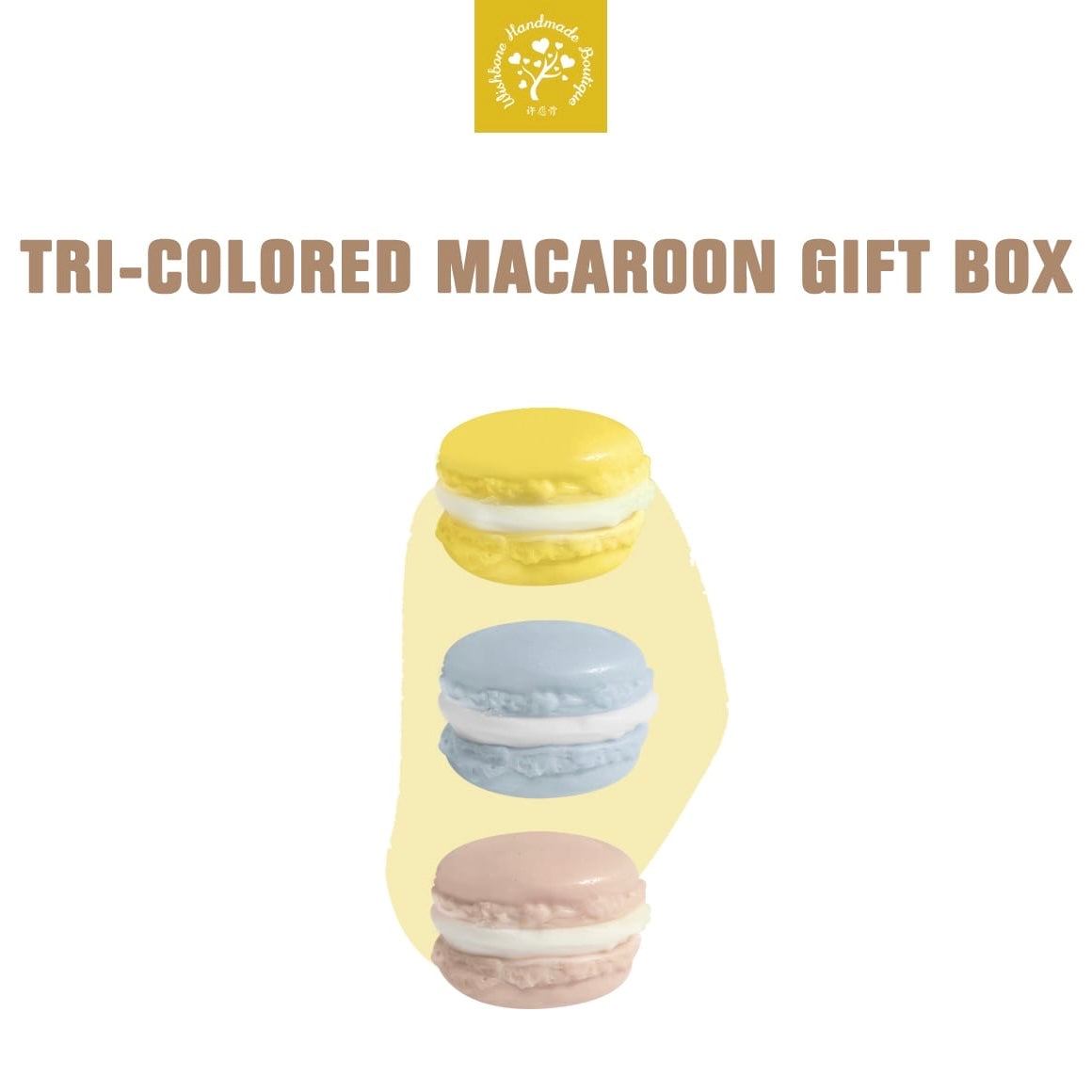 TRI-COLORED MACARON GIFT BOX