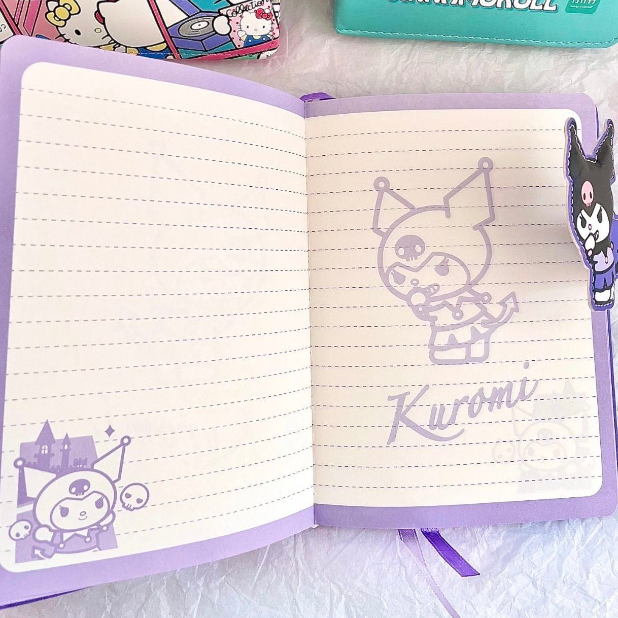 SANRIO NOTEBOOK WITH A MAGNETIC BUCKLE