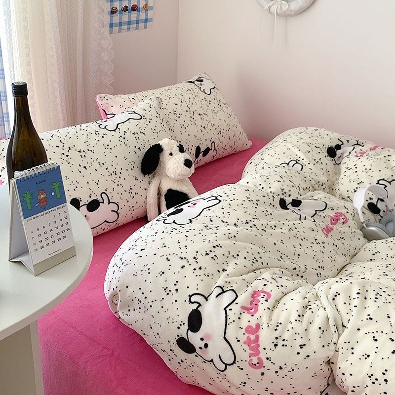 SPOTTY DOG BEDDING SET