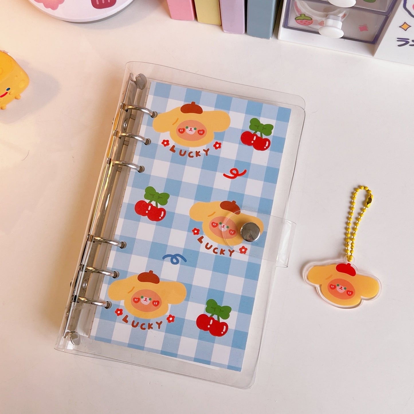 TRANSPARENT SPIRAL NOTEBOOK / PLANNER / BINDER