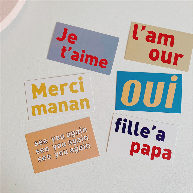 MINI FRENCH POSTERS/ CARDS