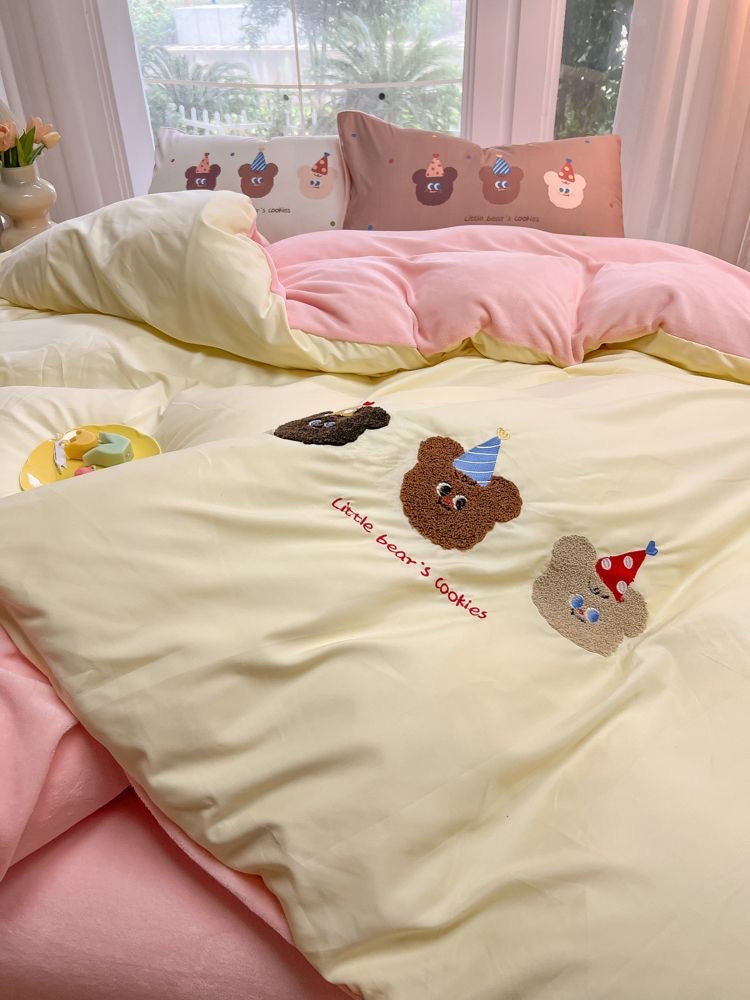 BIRTHDAY BEARS BEDDING SET