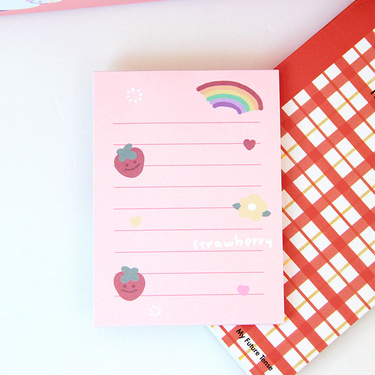 STRAWBERRY NOTEPAD