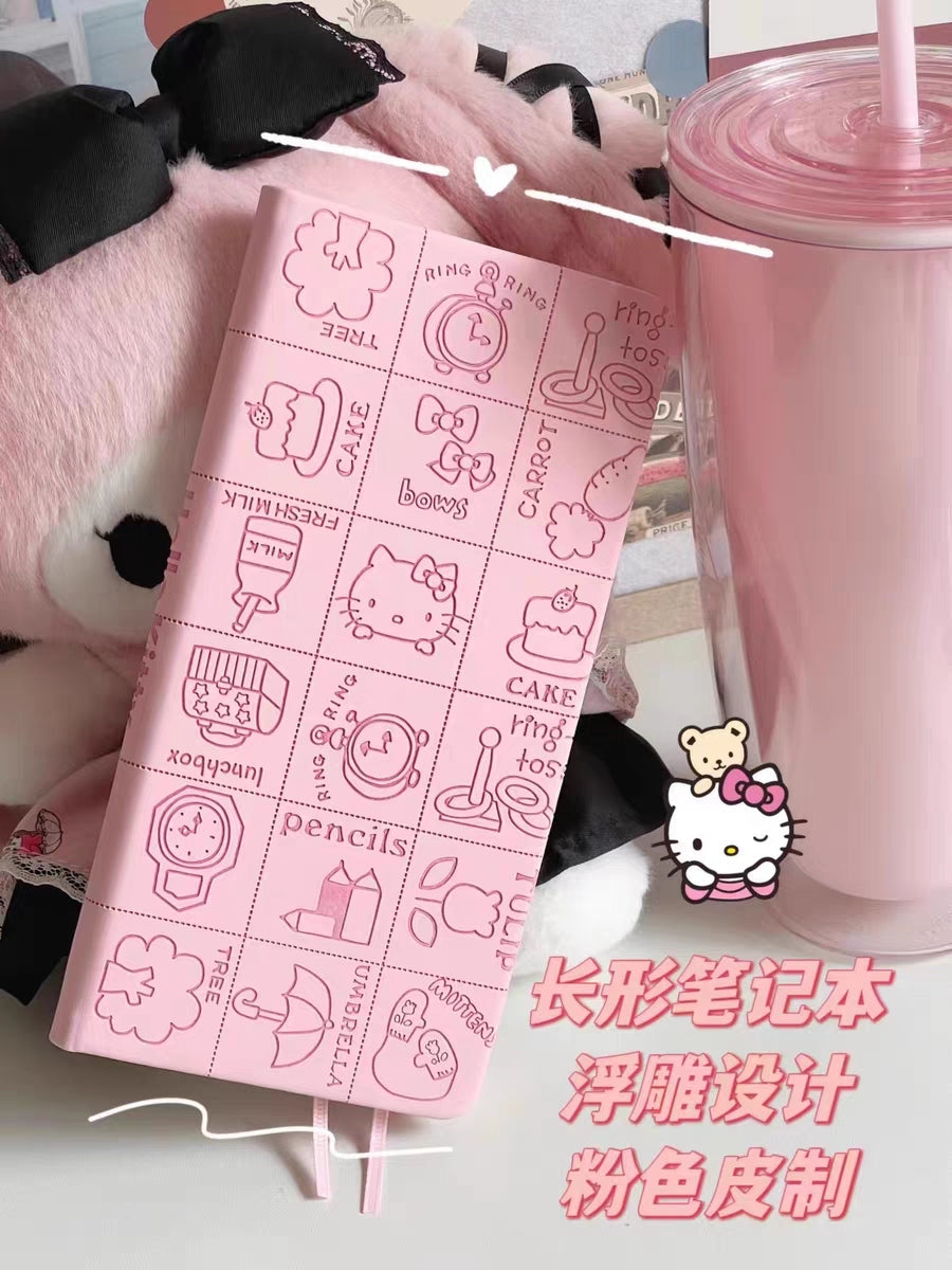 HELLO KITTY EMBOSSED NOTEBOOK/ PLANNER