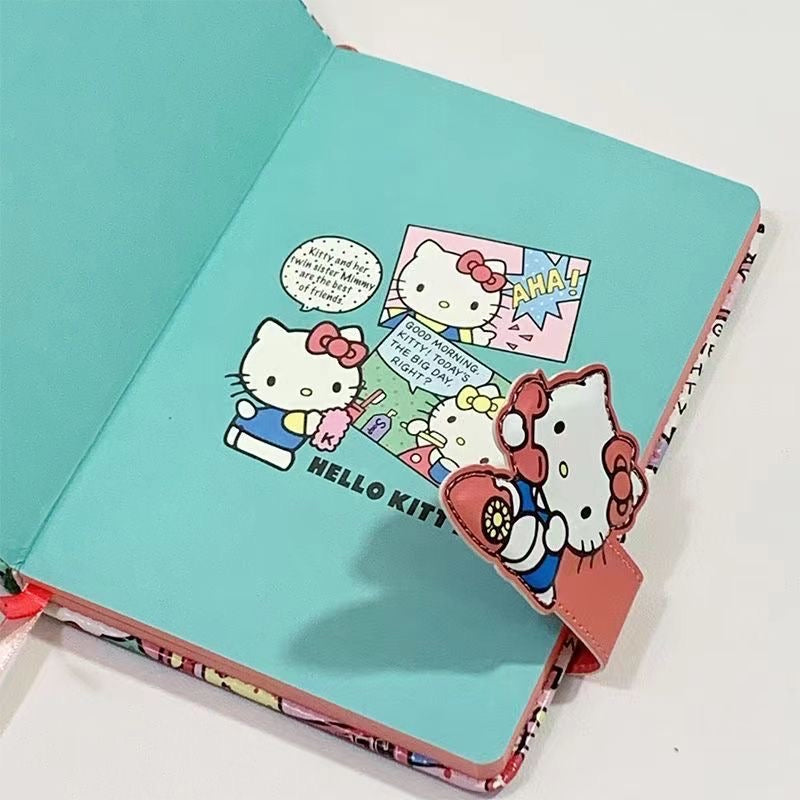 SANRIO NOTEBOOK WITH A MAGNETIC BUCKLE