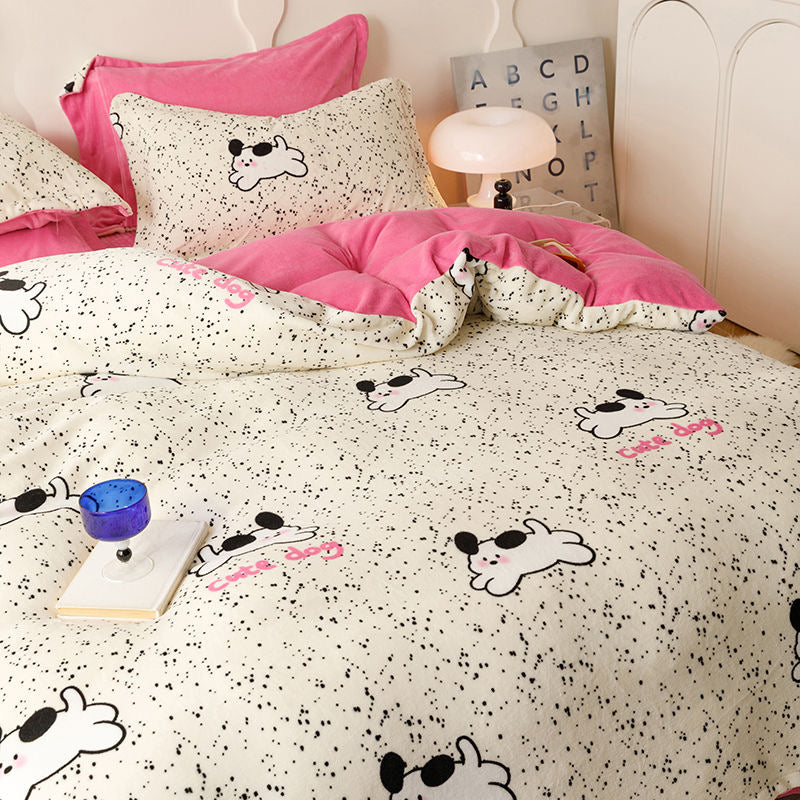 SPOTTY DOG BEDDING SET