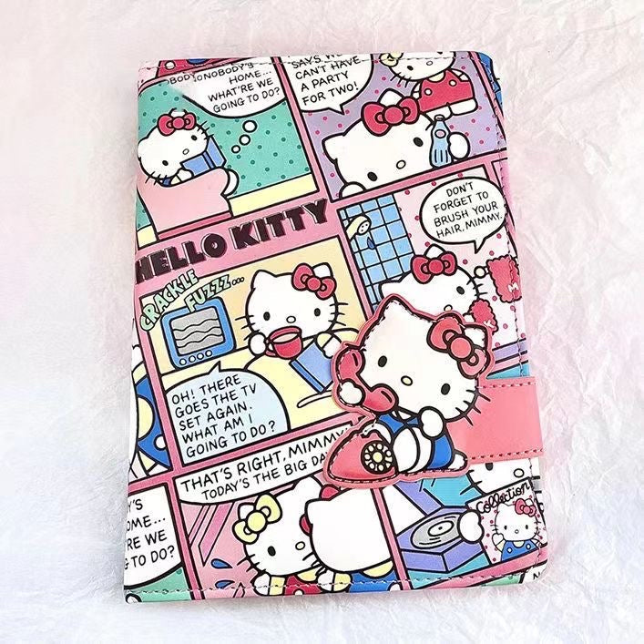 SANRIO NOTEBOOK WITH A MAGNETIC BUCKLE