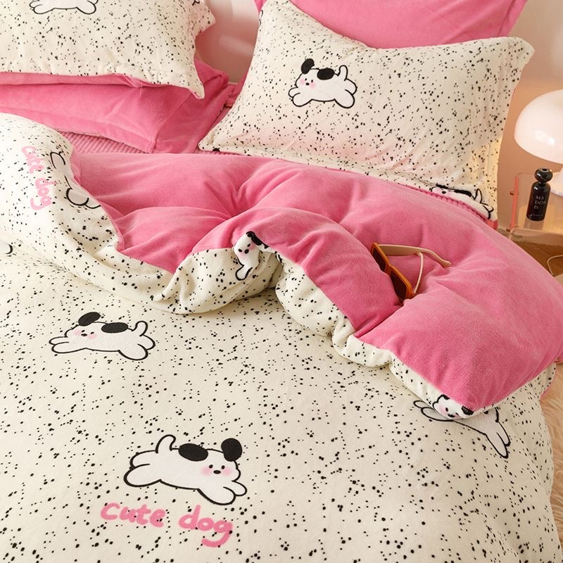 SPOTTY DOG BEDDING SET