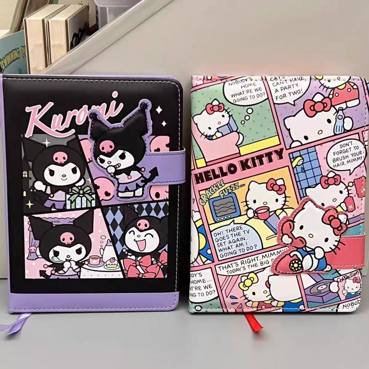 SANRIO NOTEBOOK WITH A MAGNETIC BUCKLE