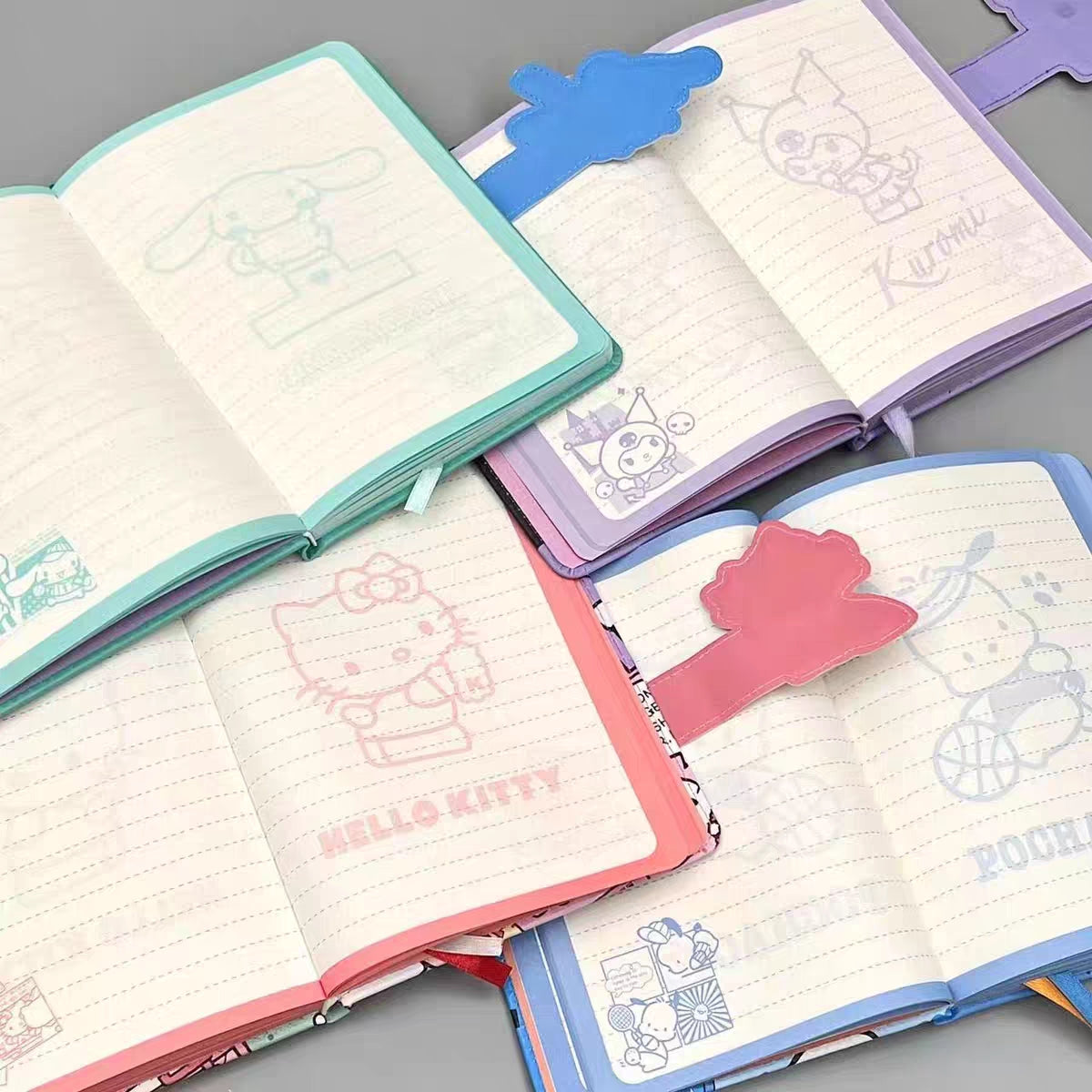 SANRIO NOTEBOOK WITH A MAGNETIC BUCKLE