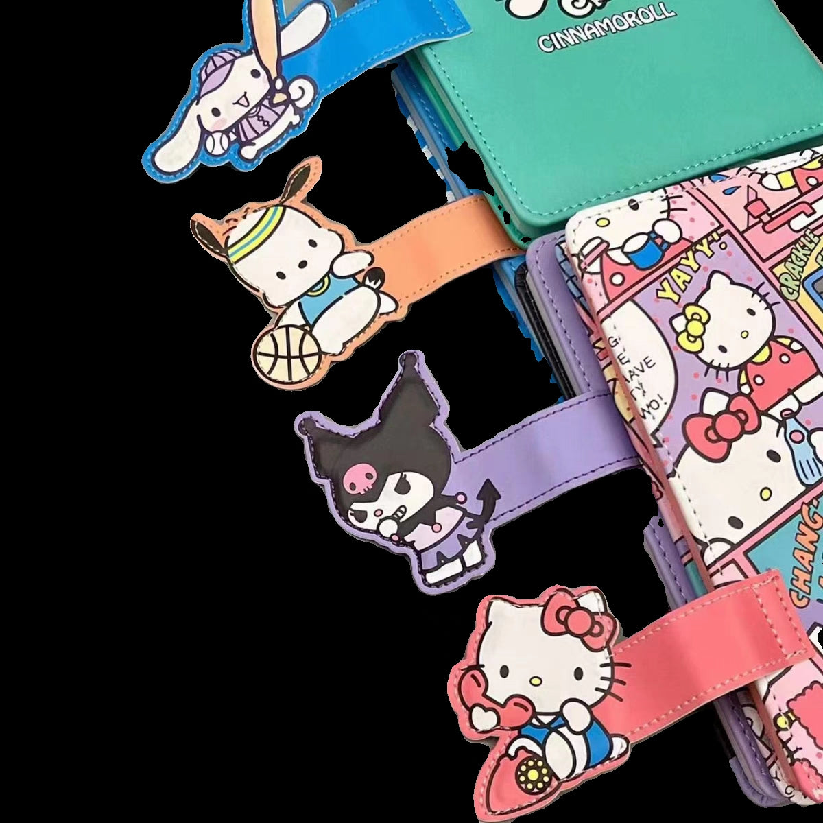 SANRIO NOTEBOOK WITH A MAGNETIC BUCKLE